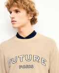 Maglione Girocollo Future Paris - Beige Melange - Uomo