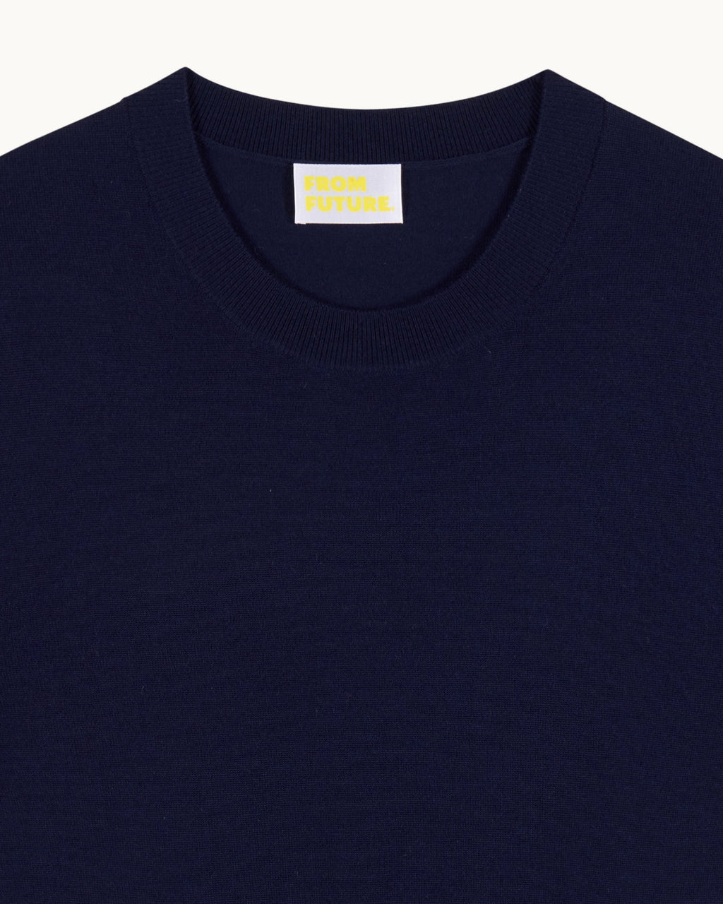 Pull Col Rond Liserés - Navy - Homme