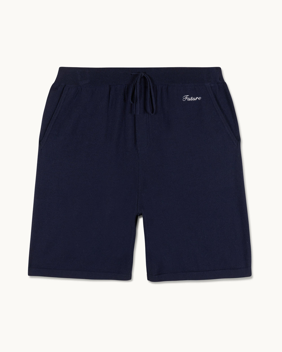 Future Embroidered Bermuda Shorts - Navy - Men