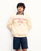 Sweatshirt Col Rond - Sable - Homme