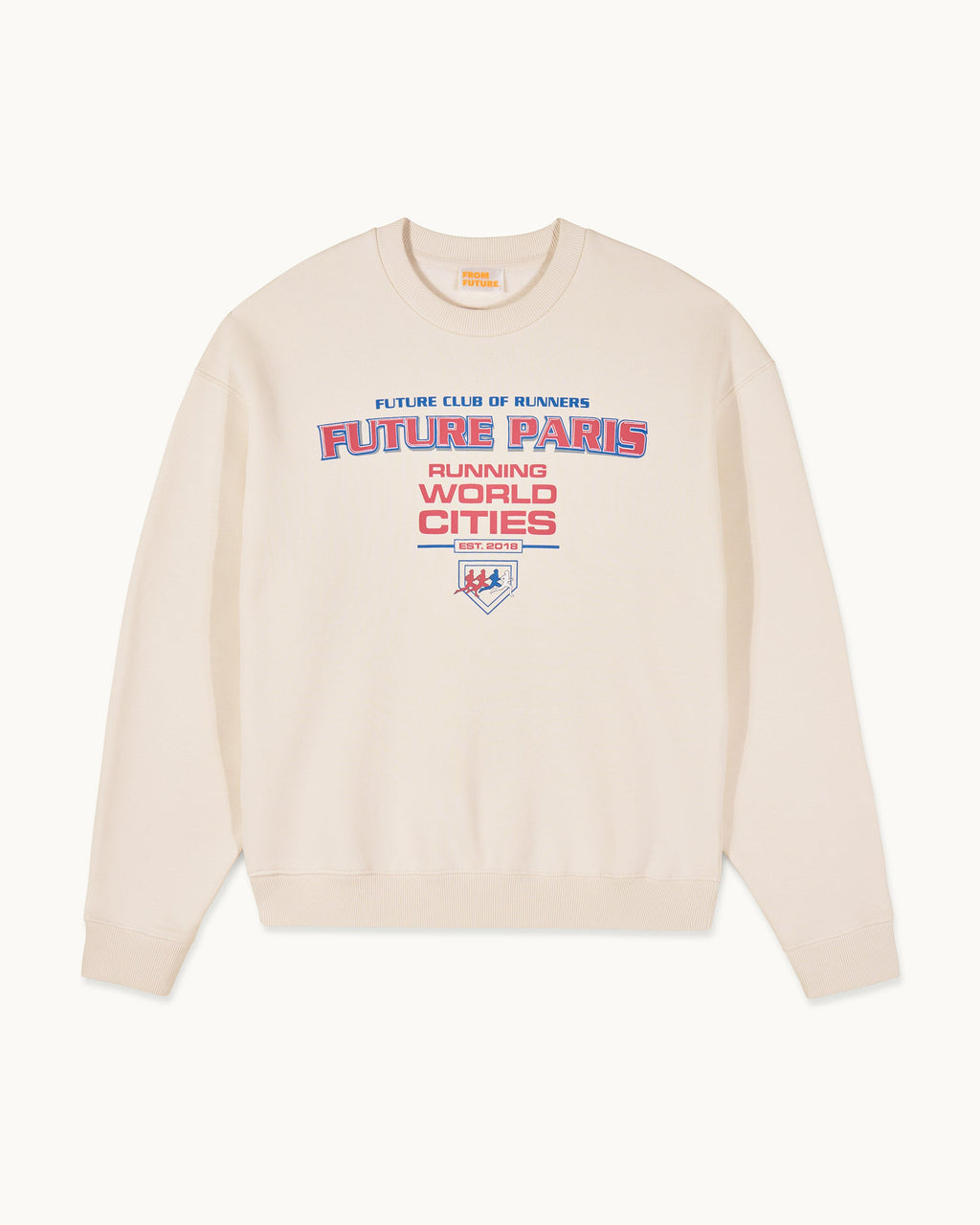 Sweatshirt Col Rond - Sable - Homme