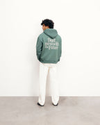 Felpa Hoodie - Washed Green - Uomo