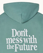 Felpa Hoodie - Washed Green - Uomo
