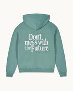 Felpa Hoodie - Washed Green - Uomo