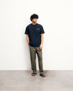 T-Shirt Girocollo a Maniche Corte - Washed Black - Uomo