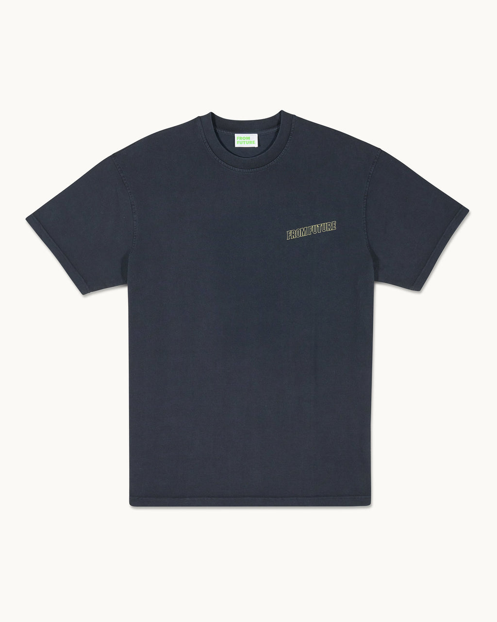 T-Shirt Girocollo a Maniche Corte - Washed Black - Uomo