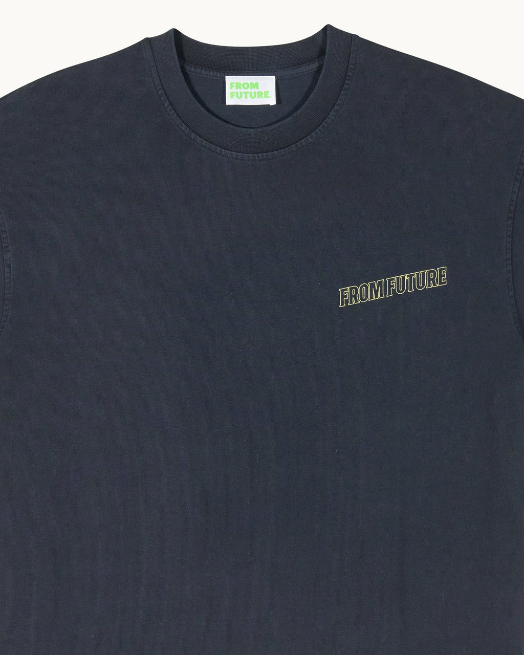 T-Shirt Girocollo a Maniche Corte - Washed Black - Uomo