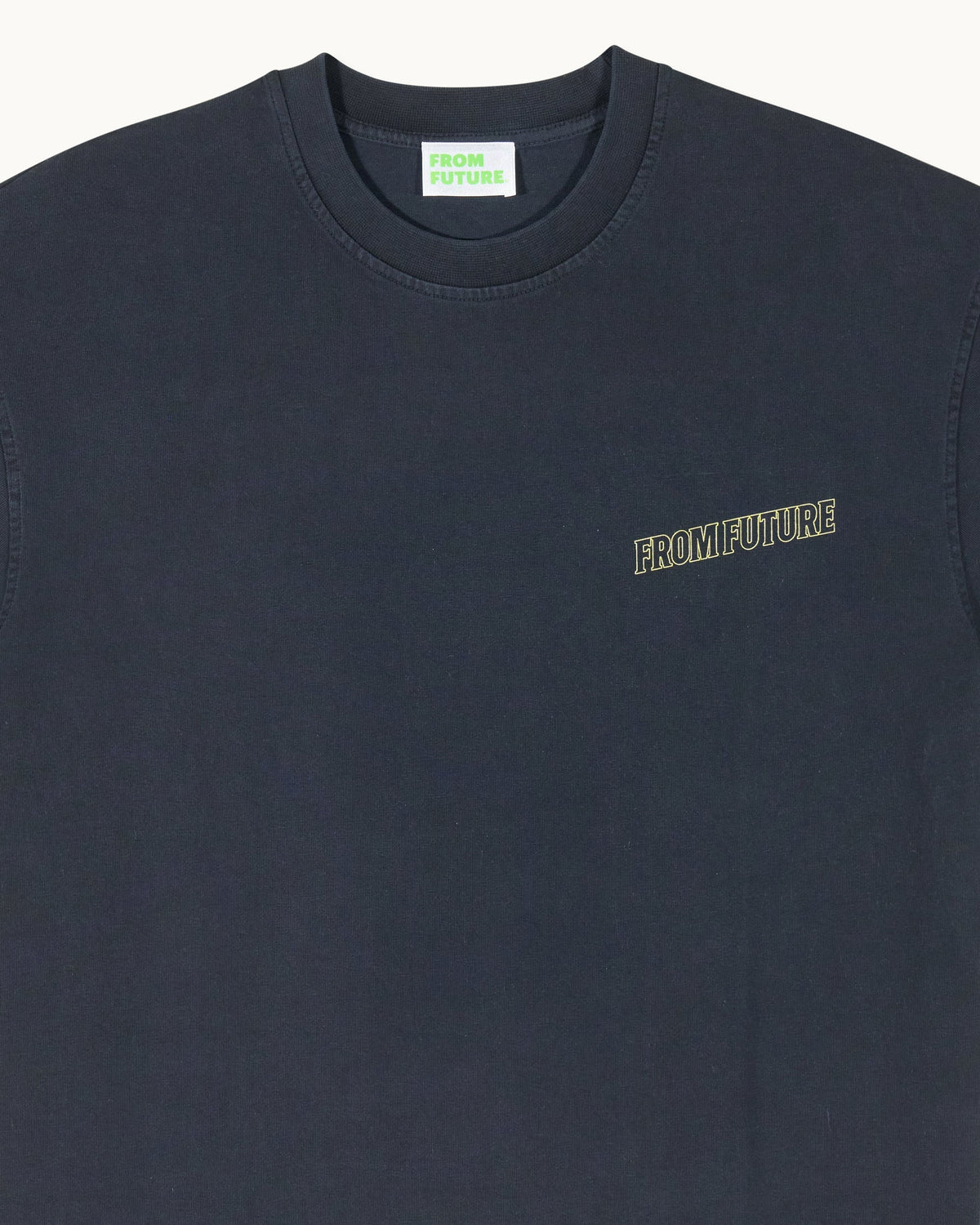 T-Shirt Girocollo a Maniche Corte - Washed Black - Uomo