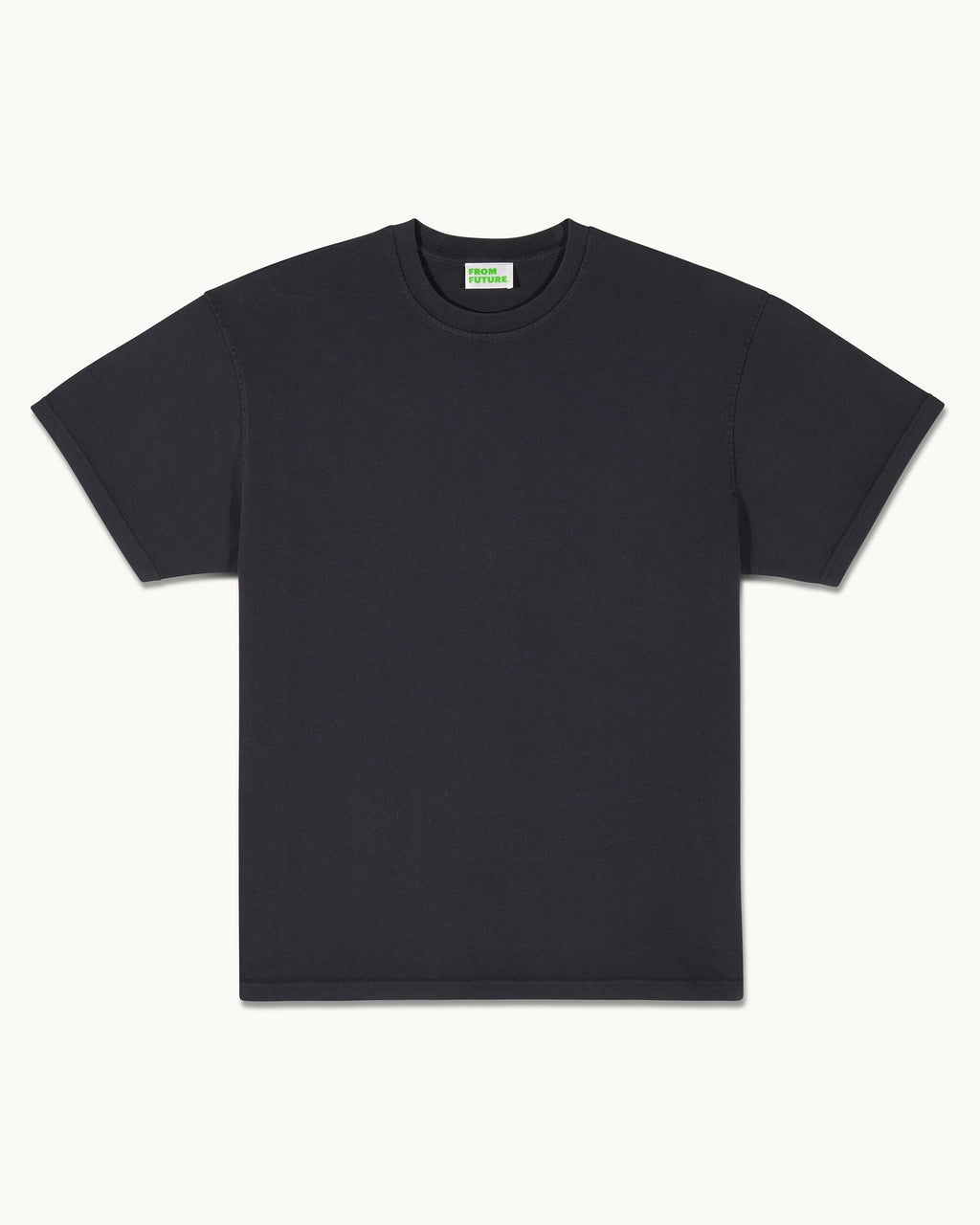 Crew-Neck Short-Sleeve T-Shirt - Washed Black - Men