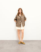 Chemise Manches Longues Gaby - Leopard - Femme