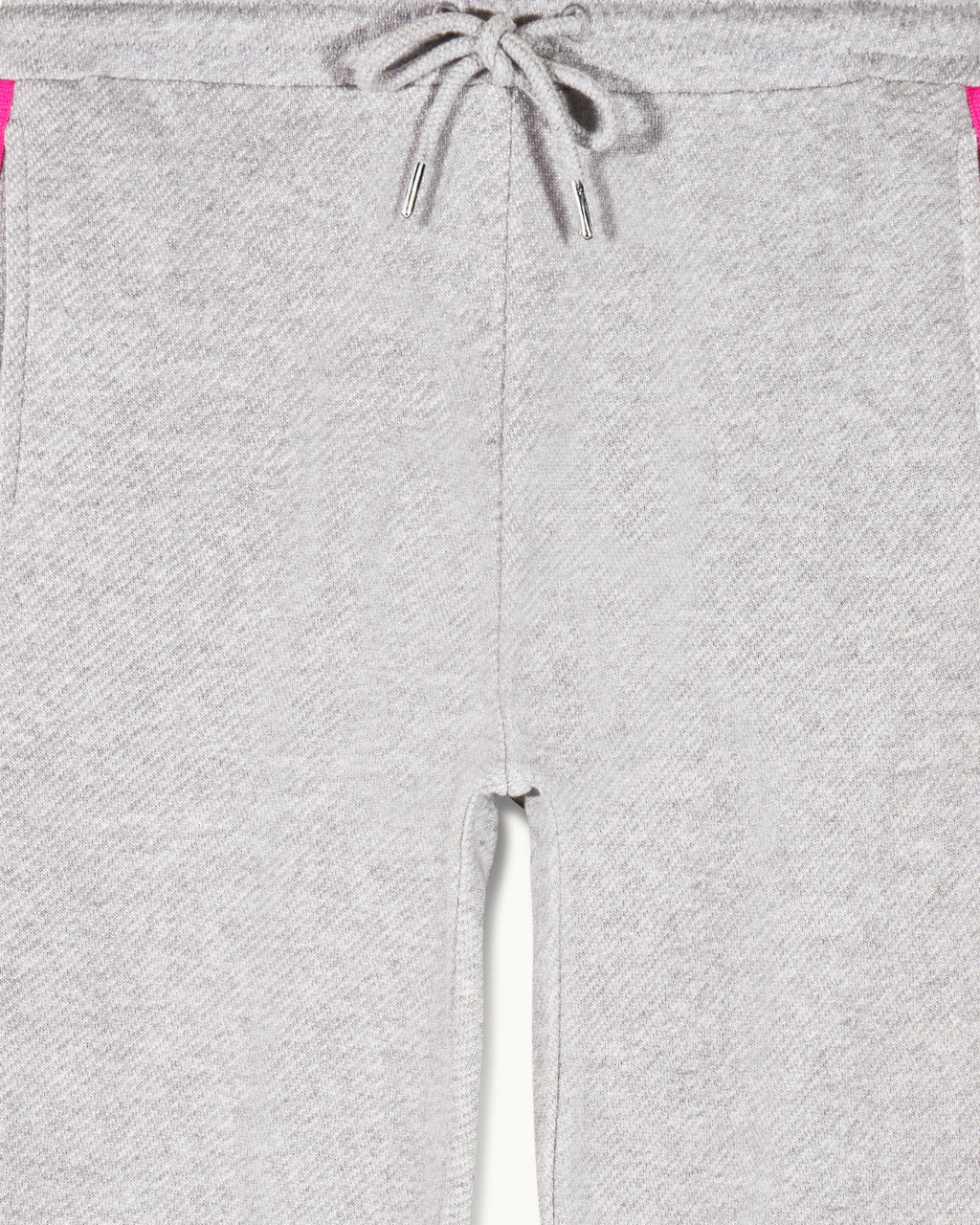 Jogging Droit Bandes Multicolores - Gris Chiné Clair - Femme