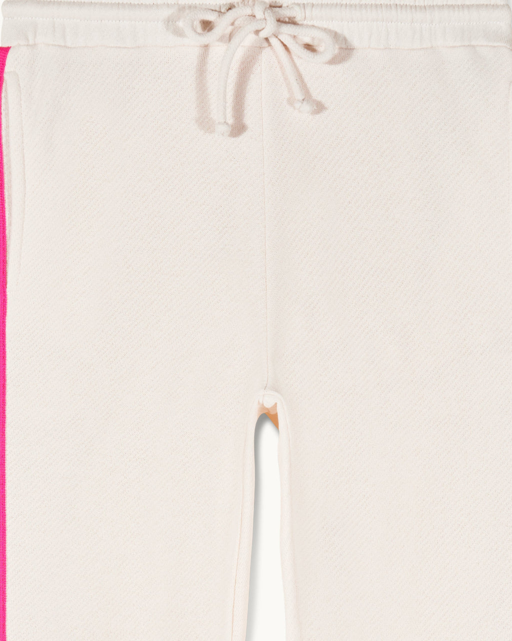 Pantaloni Da Jogging Dritti A Righe Multicolori - Sabbia - Donna