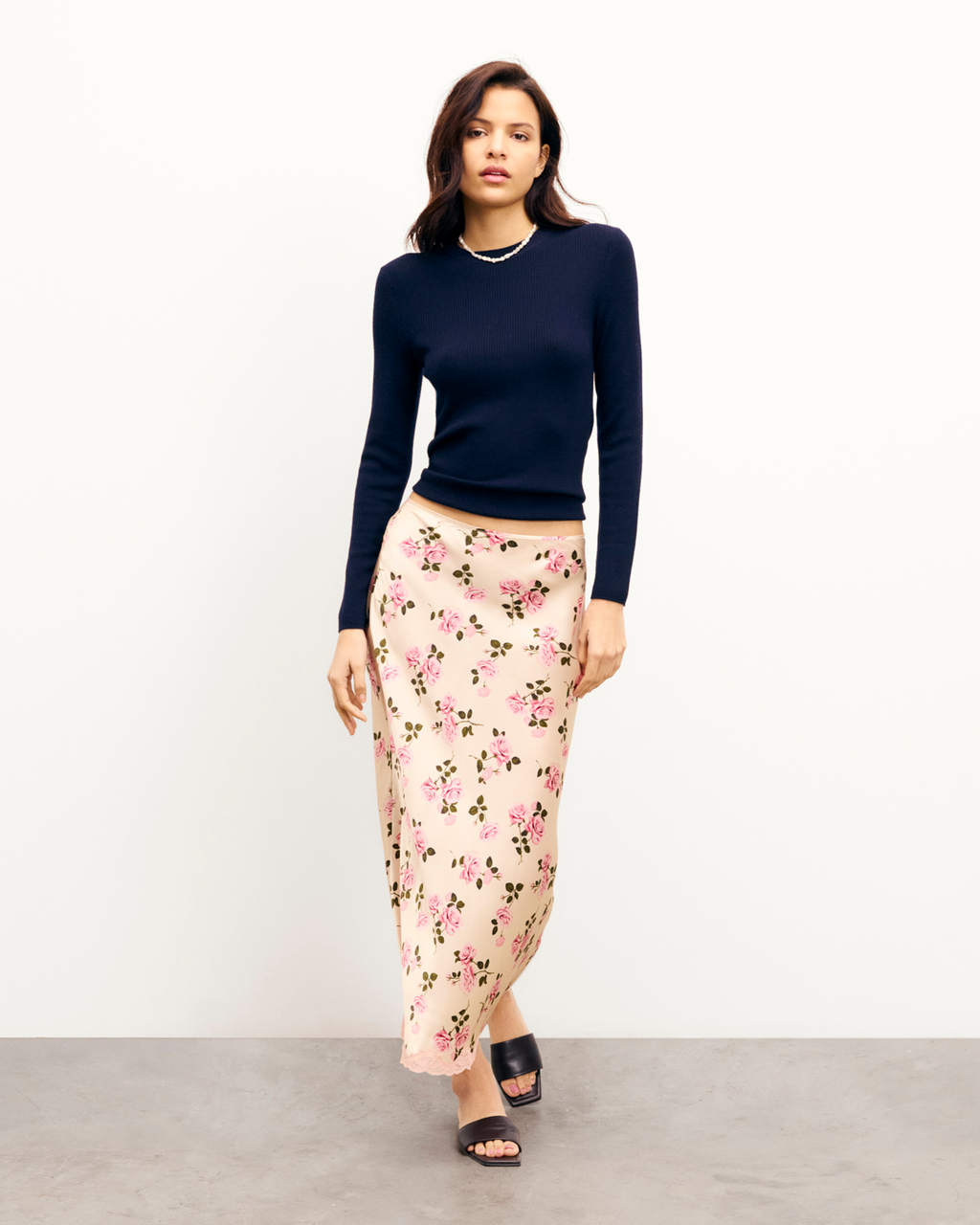 Falda larga Malka - Garden Romance - Mujer