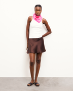 Shirel Mini Skirt - Chocolate - Women