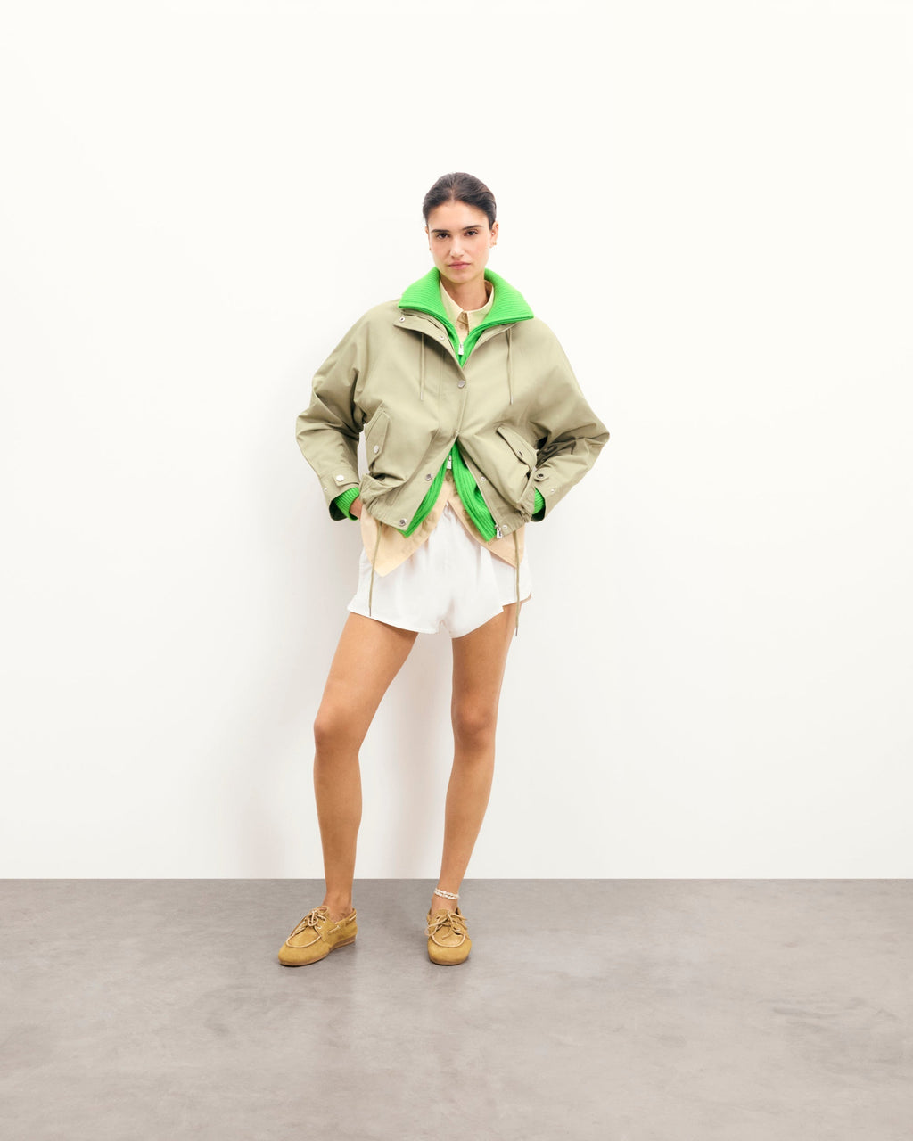 Outerwear Veste - Kaki - Femme