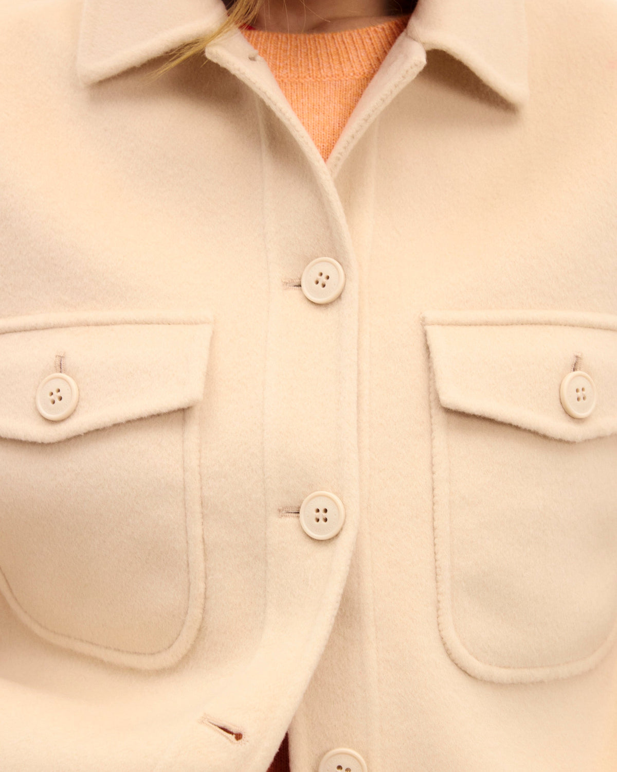 Outerwear Veste - Light Beige - Femme