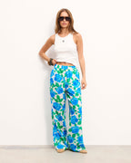 Pantalón ancho Liam - Elctrc Roses Bl - Mujer