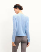 Pull Cardigan Bijoux - Baby Blue - Femme