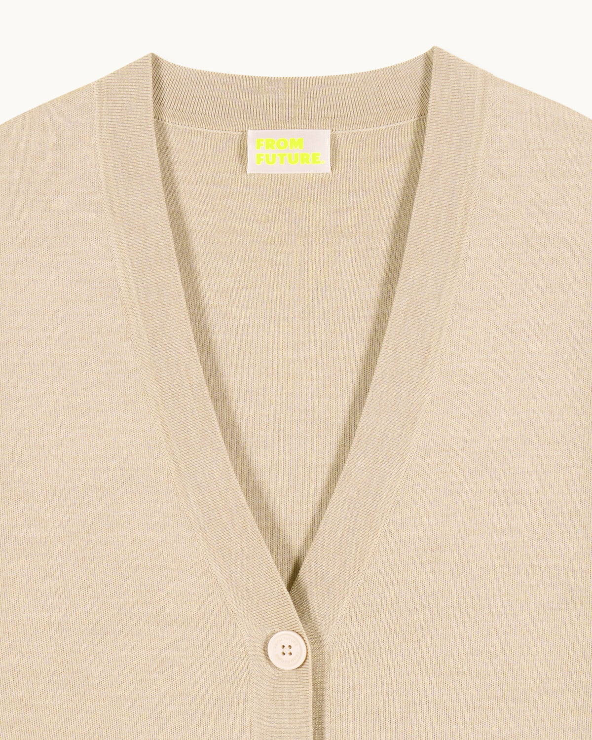 Pull Cardigan - Beige Chine - Femme