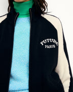Pull Gilet Bicolore Future Paris - Noir - Femme