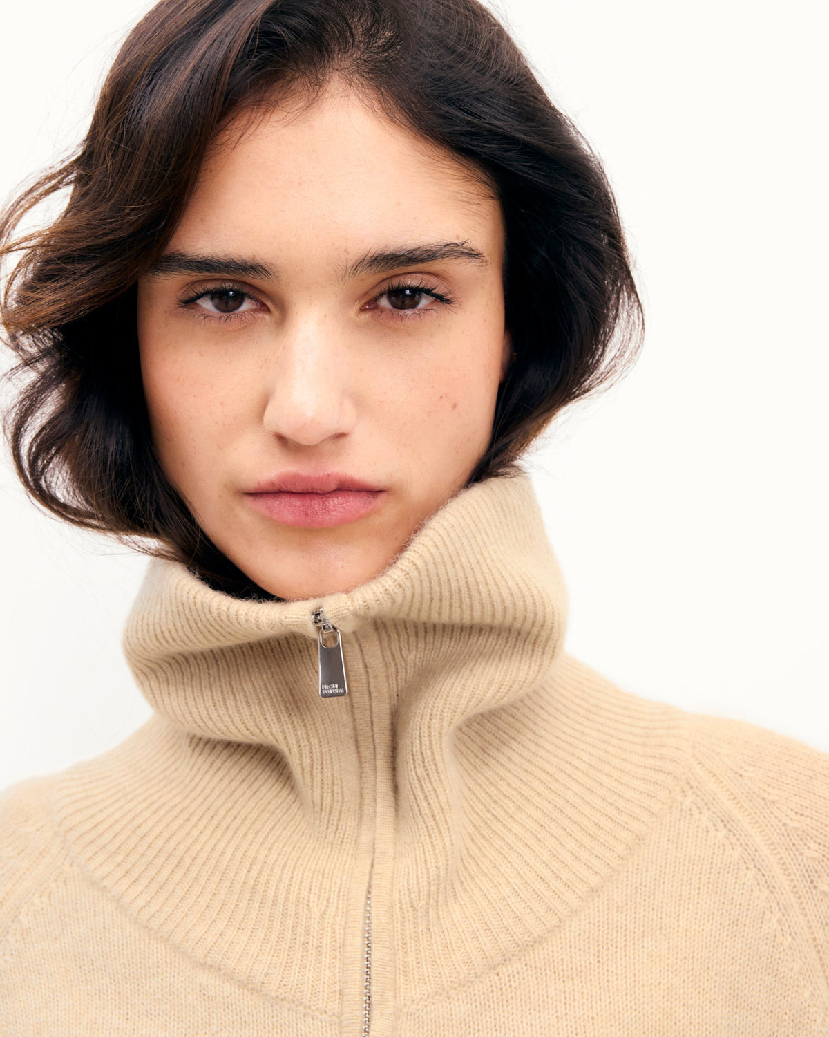 Cardigan Maglione - Beige Melange - Donna