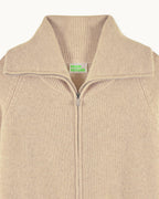 Cardigan Maglione - Beige Melange - Donna