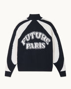 Pull Gilet Bicolore Future Paris - Noir - Femme