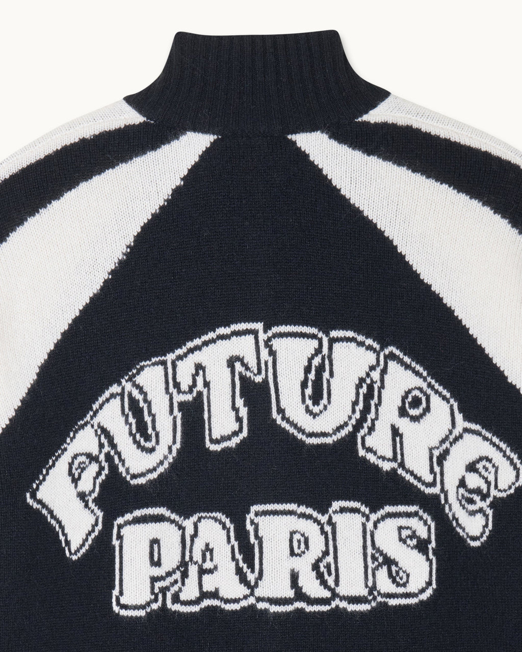 Pull Gilet Bicolore Future Paris - Noir - Femme