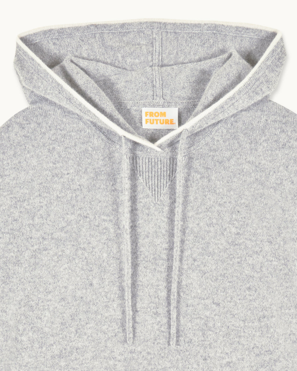 Hoodie Jumper with Sleeve Stripes - 1500 Dark Marl Grey - Women