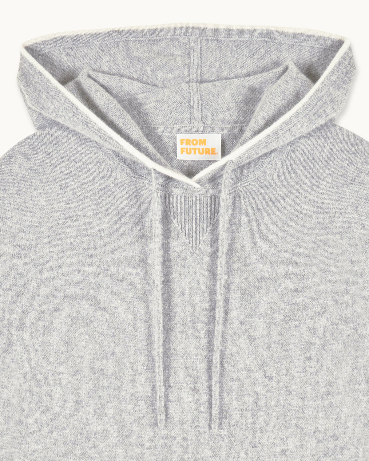 Hoodie Jumper with Sleeve Stripes - 1500 Dark Marl Grey - Women