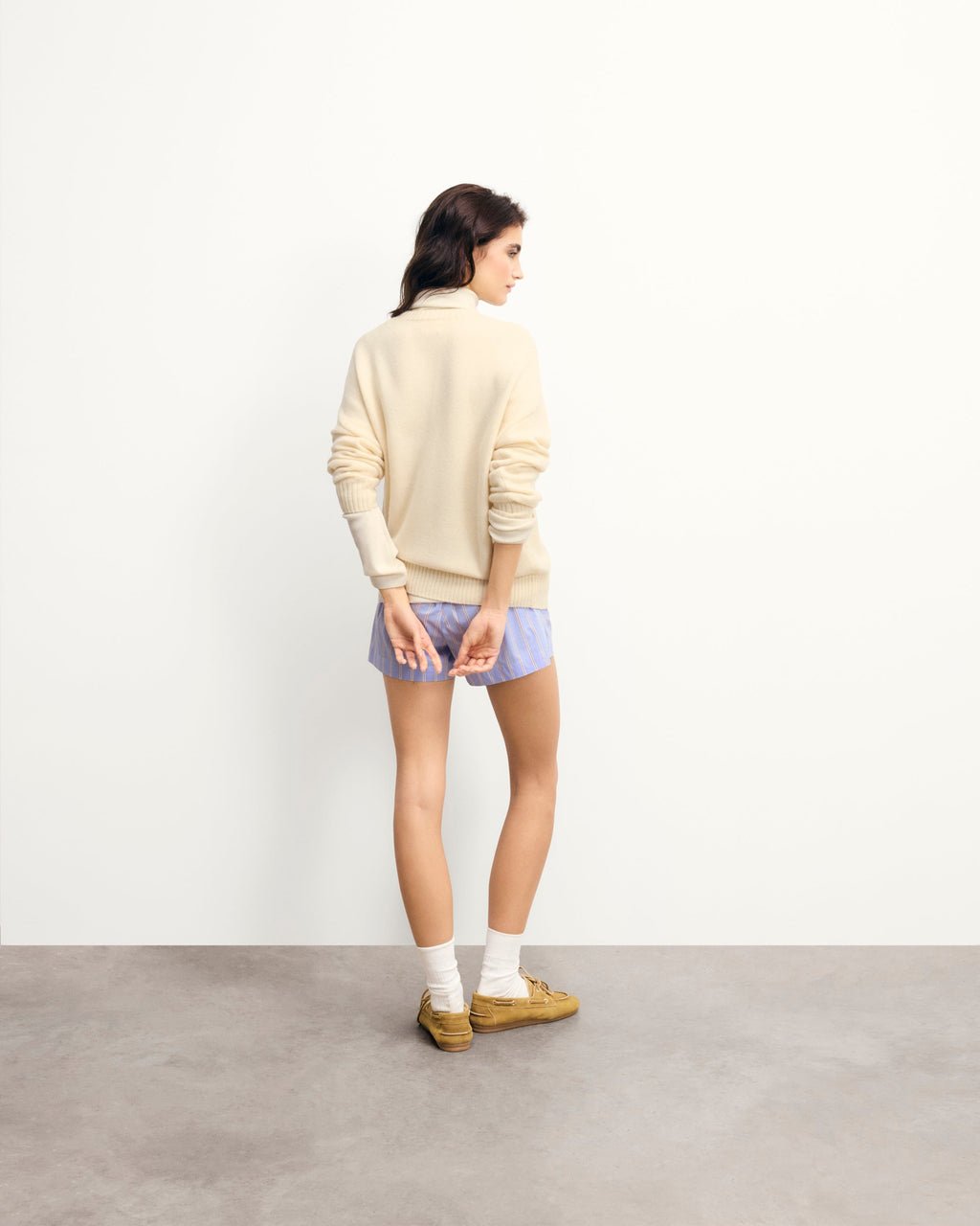 Maglione Girocollo Cuore Ricamo Future - Ecru - Donna