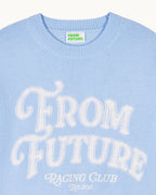 Maglione Girocollo From Future - Baby Blue - Donna