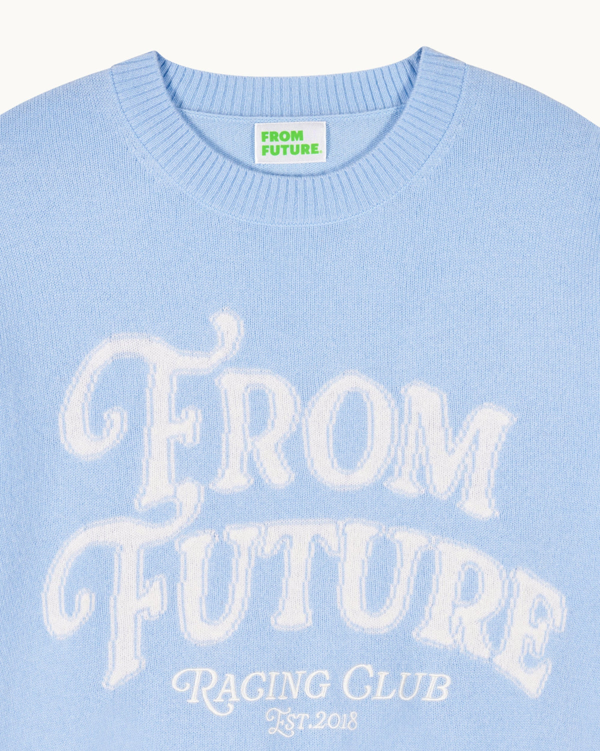 Maglione Girocollo From Future - Baby Blue - Donna