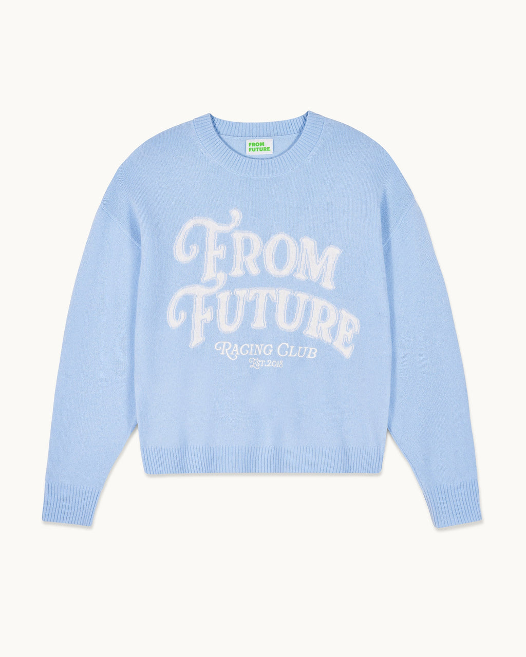 Maglione Girocollo From Future - Baby Blue - Donna