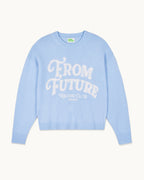 Maglione Girocollo From Future - Baby Blue - Donna
