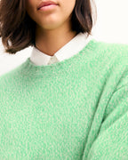 Maglione Girocollo Oversize - Spicy Green Mln - Donna