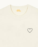Maglione Unisex San Valentino Girocollo - Ecru - Donna
