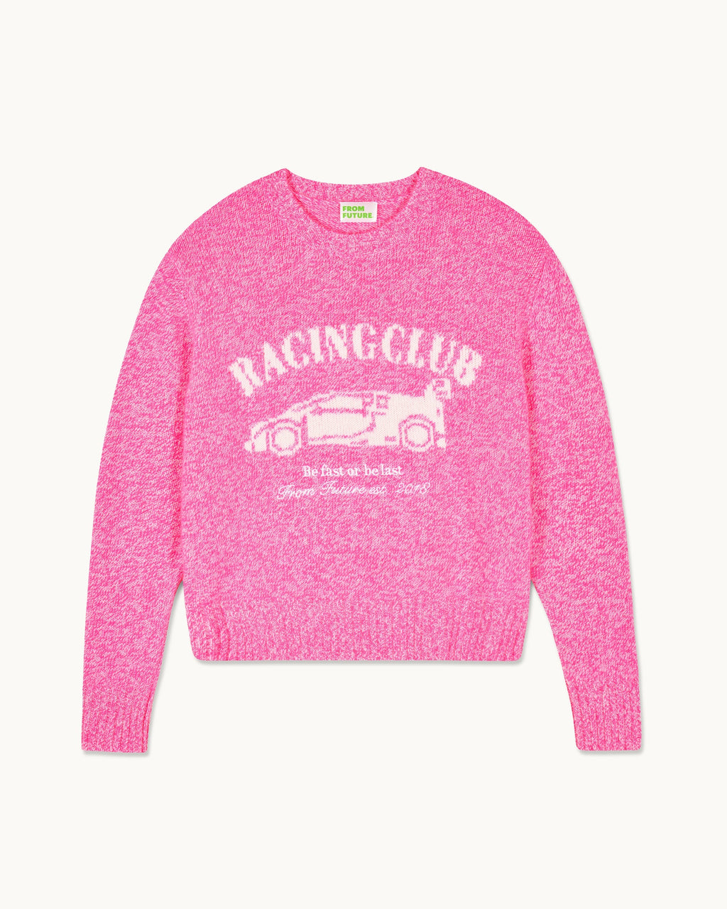 Jersey de Cuello Redondo - Elctrc Pink Mln - Mujer