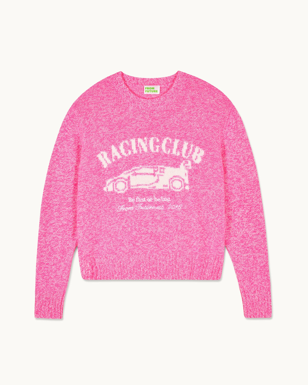 Jersey de Cuello Redondo - Elctrc Pink Mln - Mujer