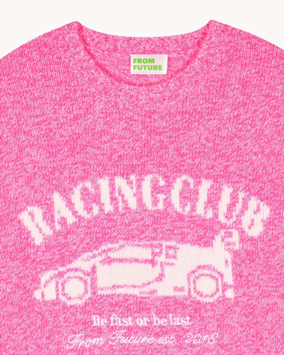 Jersey de Cuello Redondo - Elctrc Pink Mln - Mujer