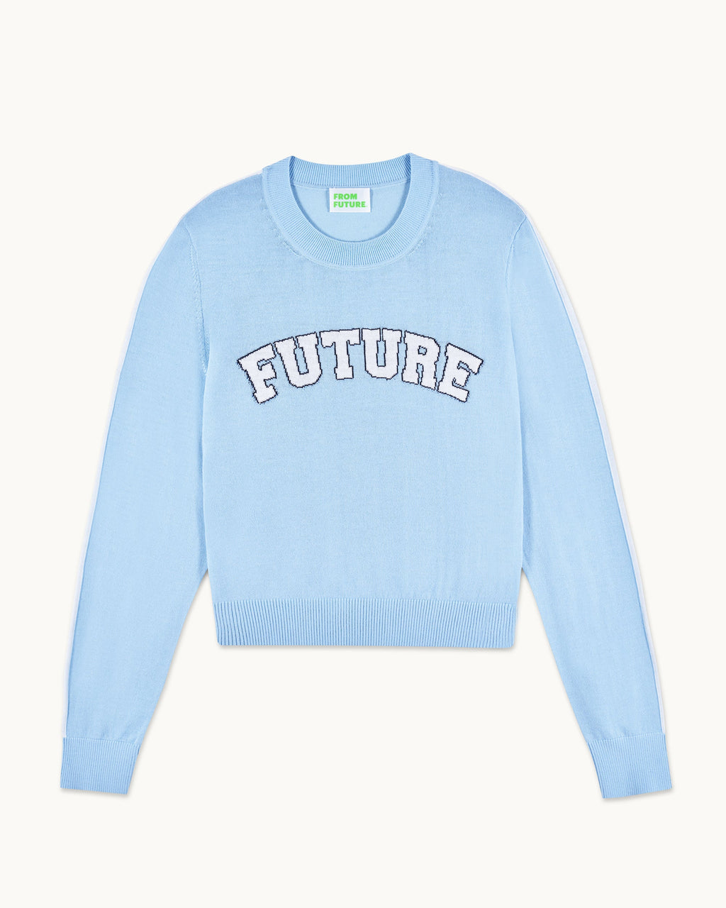 Jersey de Cuello Redondo Future - Azul Bebé - Mujer