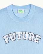 Jersey de Cuello Redondo Future - Azul Bebé - Mujer