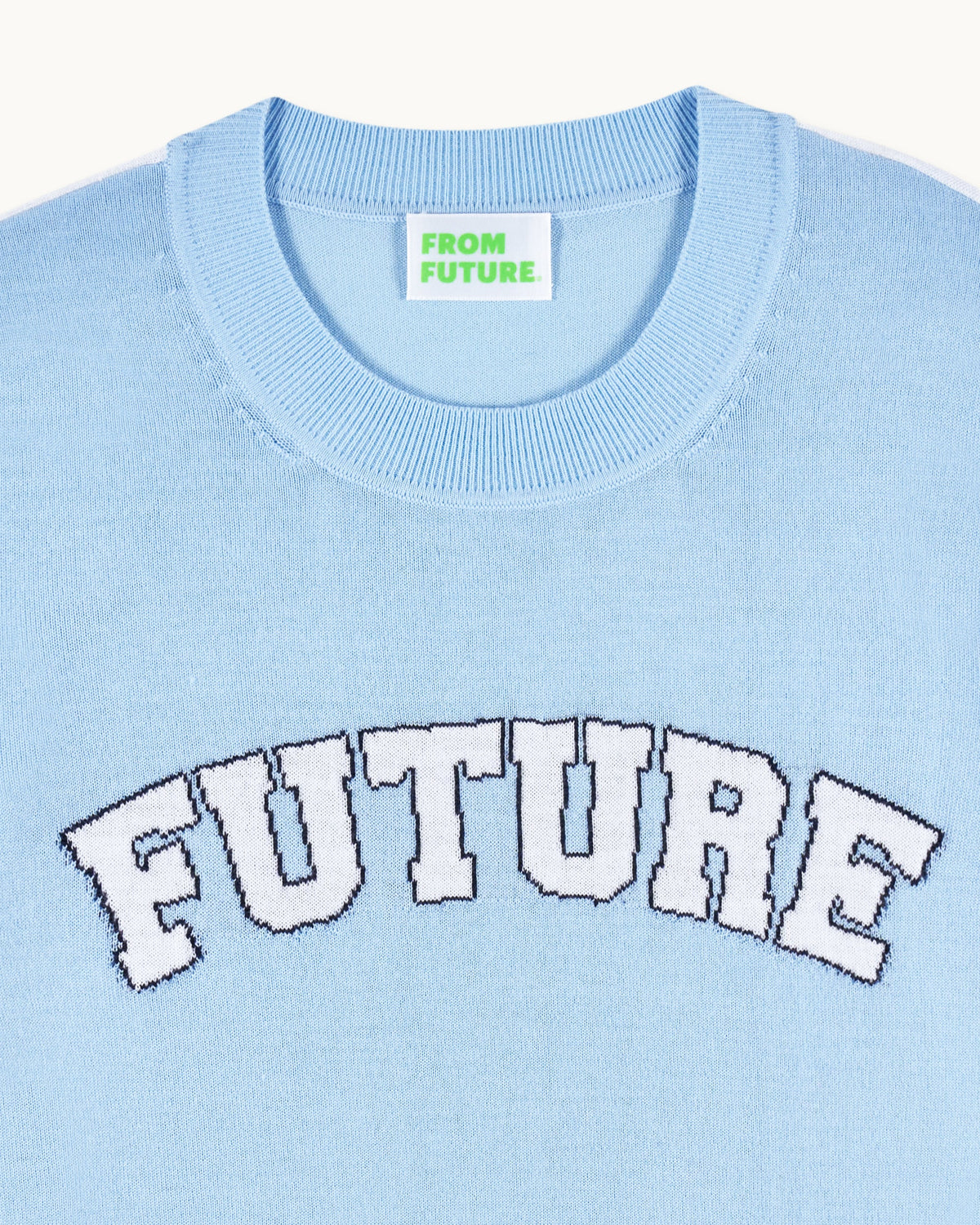 Jersey de Cuello Redondo Future - Azul Bebé - Mujer