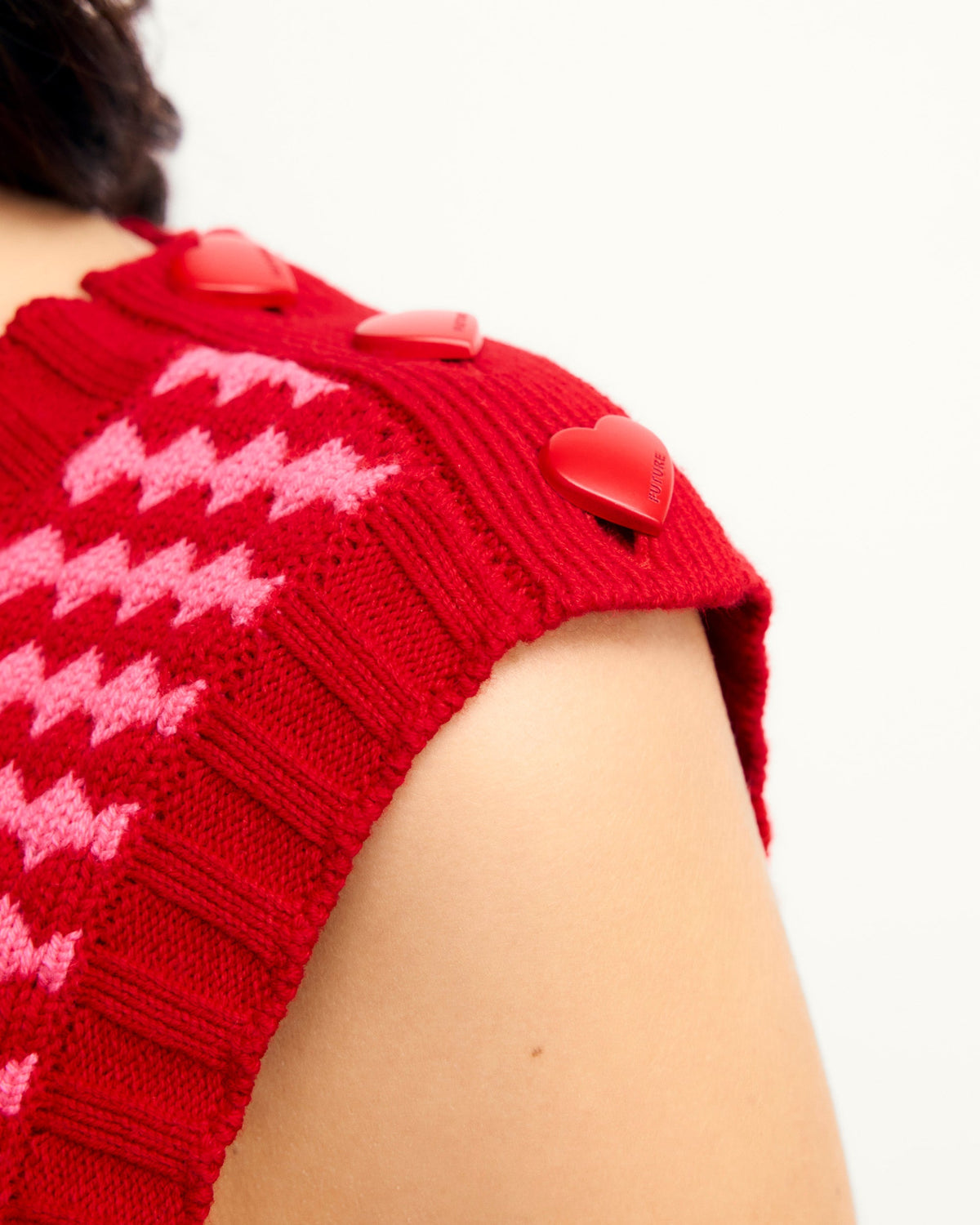 Jersey sin Mangas Bicolor - Passion Red - Mujer