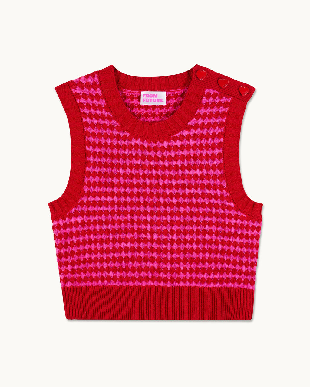 Jersey sin Mangas Bicolor - Passion Red - Mujer
