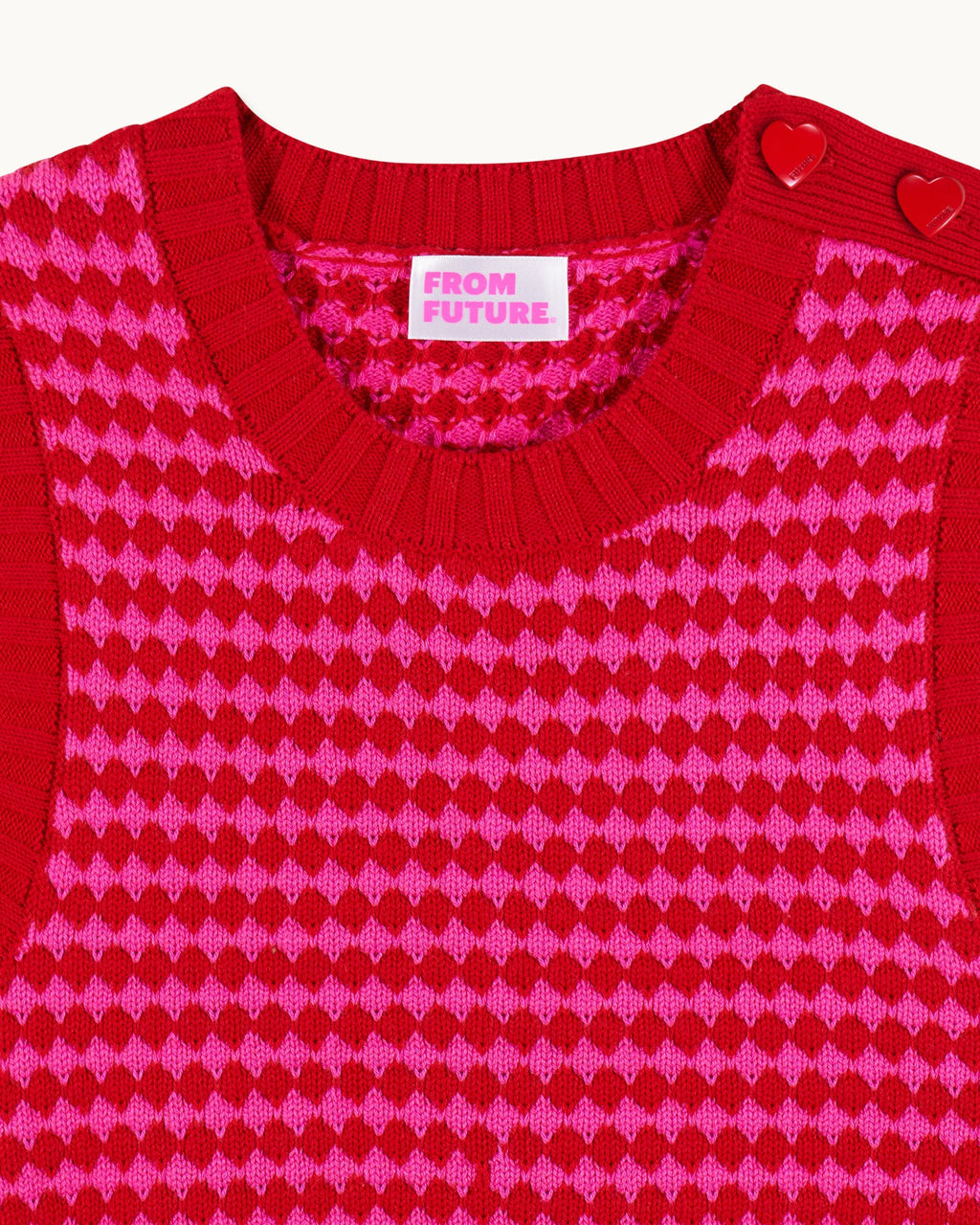Jersey sin Mangas Bicolor - Passion Red - Mujer
