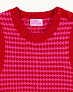 Jersey sin Mangas Bicolor - Passion Red - Mujer