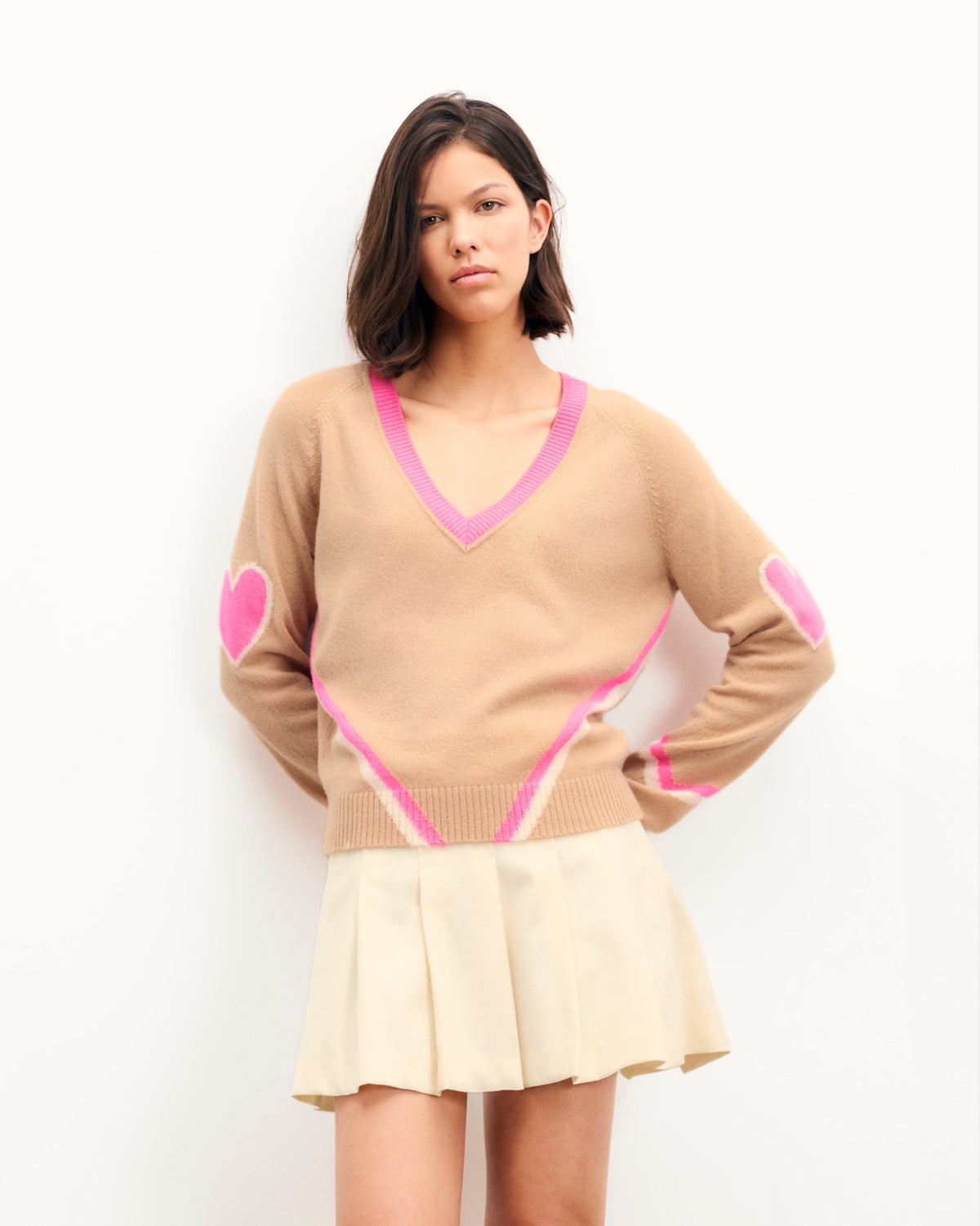 #label: Kim mide 1,78 m y lleva una talla S