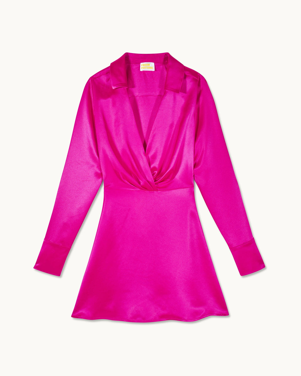 Abito Corto Maniche Lunghe Bella - Tropical Raspbe - Donna