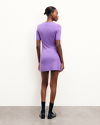 Abito Corto Maniche Corte Gioielli Future - Spicy Lilac - Donna